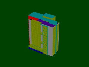city - multi-storey commercial office building 127 3D 模型