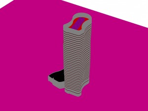 city - multi-storey commercial office building 133 Modèle 3D