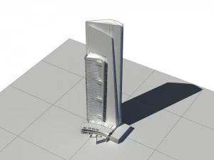 city - multi-storey commercial office building 141 3D Model