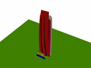 city - multi-storey commercial office building 142 Modèle 3D