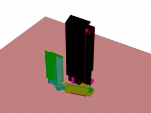 city - multi-storey commercial office building 143 Modelo 3D