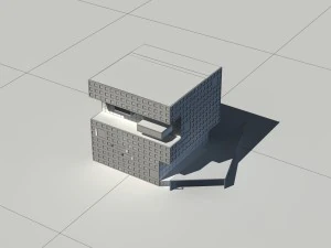 city - multi-storey commercial office building 148 3D Model