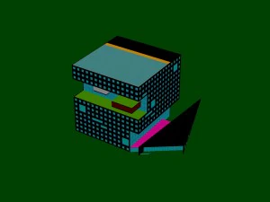 city - multi-storey commercial office building 148 3D Model