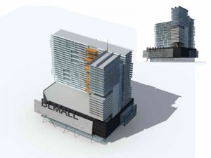 city - multi-storey commercial office building 150 3D Model
