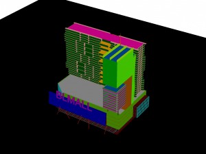 city - multi-storey commercial office building 150 3Dモデル