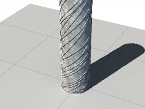 city - multi-storey commercial office building 154 3D Model