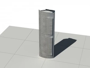 city - multi-storey commercial office building 157 3D Model