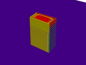 city - multi-storey commercial office building 163 3D Model
