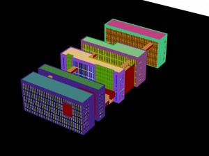 city - multi-storey commercial office building 181 3D Model
