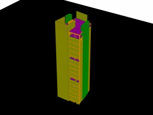 city - multi-storey commercial office building 198 3D 모델