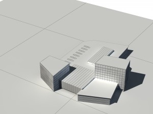 city - multi-storey commercial office building 201 Modelo 3D