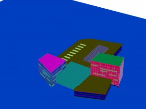 city - multi-storey commercial office building 201 Modelo 3D