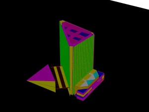 city - multi-storey commercial office building 202 3D Model