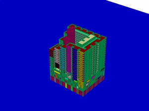 city - multi-storey commercial office building 211 3D 모델