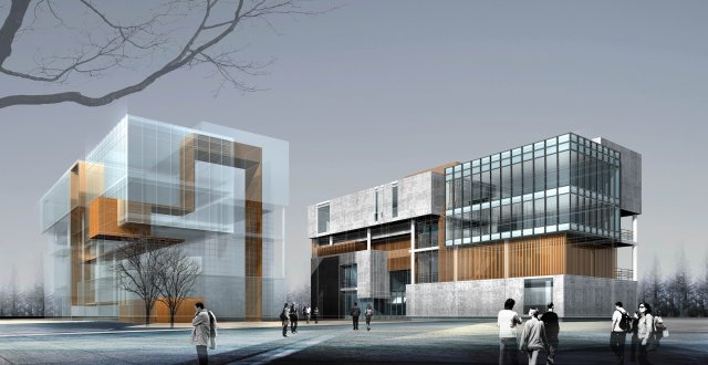 city - multi-storey commercial office building 221 3D मॉडल .c4d .max .obj .3ds .fbx .stl .blend 