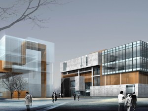 city - multi-storey commercial office building 221 3D Модель