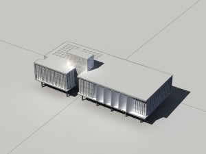 city building - multi-storey commercial office 236 3Dモデル