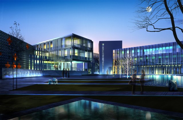 urban construction - multi-storey commercial office 237 3D Model .c4d .max .obj .3ds .fbx .stl .blend 