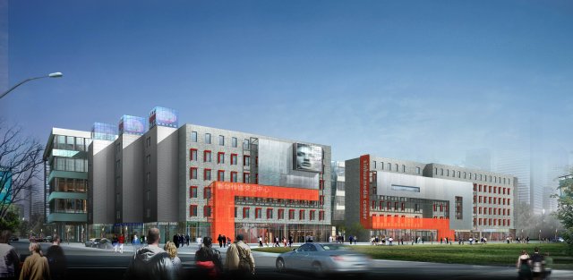 urban construction - multi-storey building commercial office building 241 Modello 3D .c4d .max .obj .3ds .fbx .stl .blend 