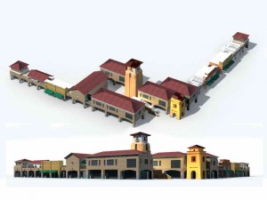 city - multi-storey commercial office building 225 3D Model