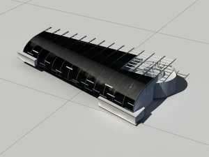 city - multi-storey commercial office building 227 3D Model