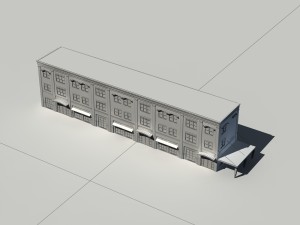 city - multi-storey commercial office building 229 Modelo 3D