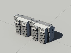 city construction - large real estate residences 4 Modelo 3D
