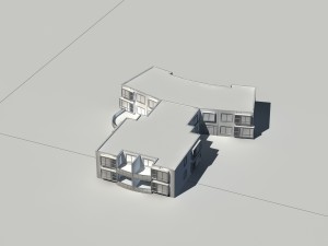 city construction - large real estate residences 15 3D Model