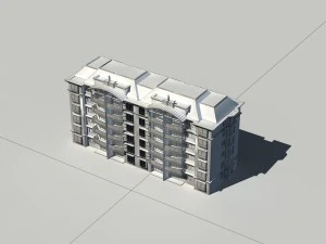 city construction - large real estate residences 21 3D Model