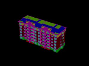 city construction - large real estate residences 21 Modelo 3D