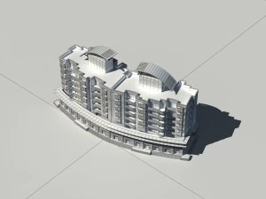 city construction - large real estate residences 27 3D Model