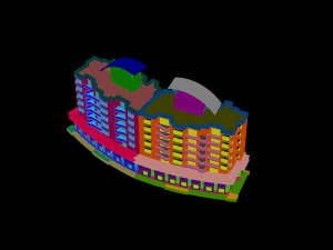 city construction - large real estate residences 27 3D Model