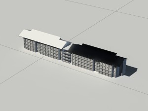 city construction - large real estate residences 29 3D 모델