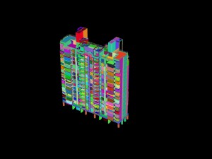 city construction - large real estate residences 33 Modèle 3D
