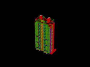 city construction - large real estate residences 38 3D Model