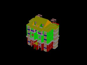 city construction - large real estate residences 45 3D 模型
