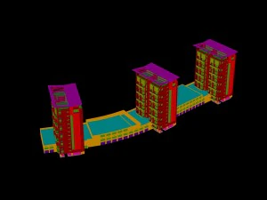 city construction - large real estate residences 51 3D Model