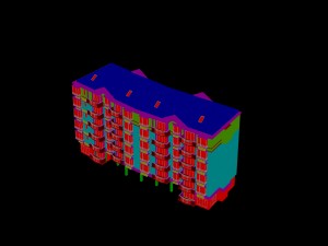 city construction - large real estate residences 55 3D Model