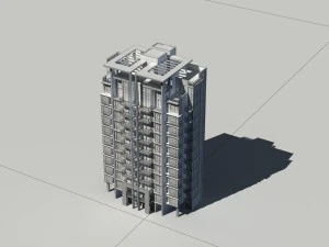 city construction - large real estate residences 58 3D Model