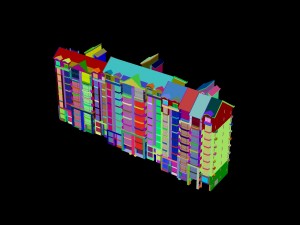 city construction - large real estate residences 59 Modelo 3D