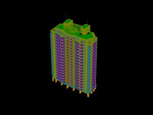 city construction - large real estate residences 63 3D मॉडल
