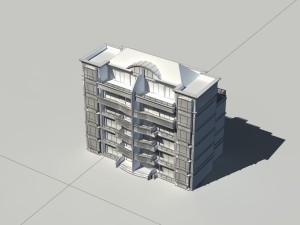 city construction - large real estate residences 67 Model 3D