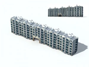 city construction - large real estate residences 70 3D Model