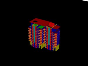 city construction - large real estate residences 77 3D Model