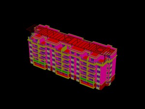 city construction - large real estate residences 81 3D Model