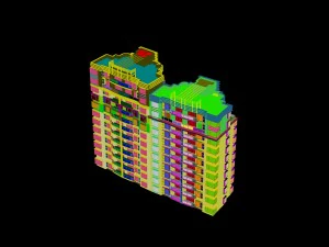 city construction - large real estate residences 85 3D Model