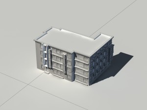 city construction - large real estate residences 96 Modèle 3D
