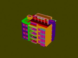 city construction - large real estate residences 101 3D 模型