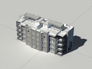 city construction - large real estate residences 103 3D Модель