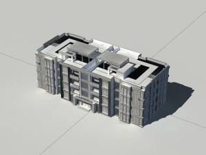 city construction - large real estate residences 104 3D Model